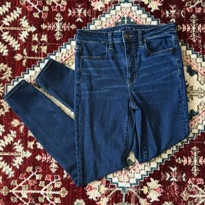 AE Next Level Stretch Med. Blue Skinny Jeans